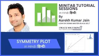 #minitab tutorial in #hindi (#hindi ) : How to draw #symmetry plot in #minitab (#hindi )