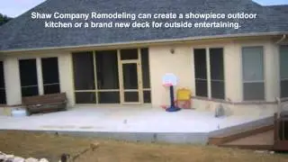 Outdoor Living Remodeling | Custom Deck Company San Antonio | Shaw Company