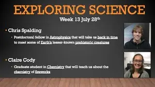 Prehistoric Creatures with Chris Spalding || The Chemistry of Fireworks with Claire Cody