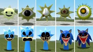 EVOLUTION OF ALL SPRUNKI SIMON VS ALL SHIN SONIC TAPES EXE in Garry's Mod