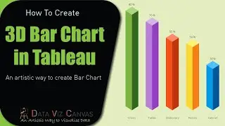 Создание 3D-столбчатой ​​диаграммы в Tableau