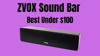 ZVOX Dialogue Clarifying Sound Bar with Patented Hearing Technology | Best Soundbar Under $100