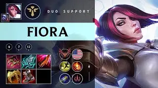 Fiora Support vs Braum - NA Grandmaster Patch 25.24