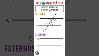 &iexcl;&Aacute;ngulos Alternos Internos y Externos! 🧠 Enti&eacute;ndelos F&aacute;cil y R&aacute;pido