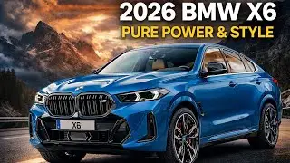 BMW X6 2026: Смелый дизайн, невероятная мощь, истинный стиль BMW!
