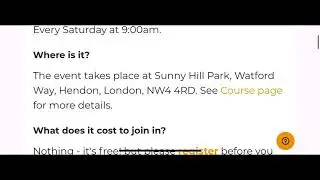 Sunny Hill Park Run event & Volunteering North London with Goodgym.
