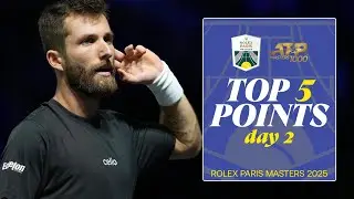 Пять лучших очков дня 2 | Rolex Paris Masters 2025