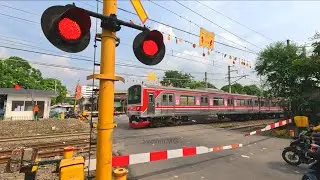Random 5 Perlintasan Kereta Api NIPPON | Palang Baru KYOSAN | KRL Baru CRRC | ALKMAAR