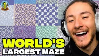 WORLDS LARGEST MINECRAFT MAZE - JAREDMAS DAY 1