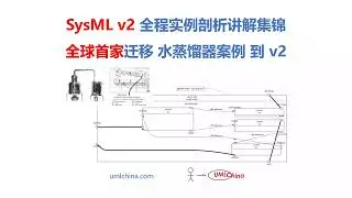 SysML v2 全程实例剖析讲解集锦 全球首家迁移 水蒸馏器案例 到 v2