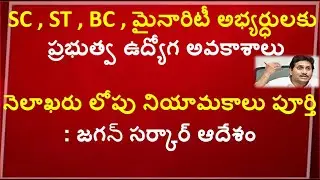 Latest Govt Jobs || SC,ST,BC,Minority Govt Jobs || AP Govt Jobs || ivar Computers || Govt Jobs
