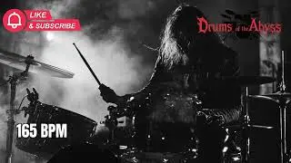 Death Metal Drum Backing Track 165 BPM | Relentless Speed | Royalty Free Drum Loop