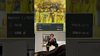CSK Win the Match IPL 2024 #shorts #viral #msdhoni #cskvsrcbmatch