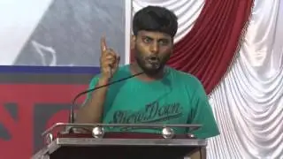 Dontha Prashanth from HCU at Jan Pratirodh Andoloan in Mumbai