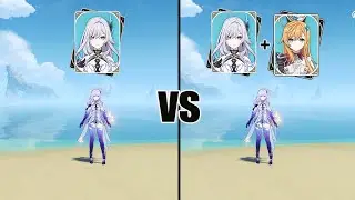 Skirk with Escoffier is GOOD?? - Skirk with and without escoffier // Genshin impact
