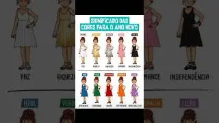 Qual cor voc&ecirc;s v&atilde;o usar no ano novo?                          #anonovo #r&eacute;veillon #cor #significado