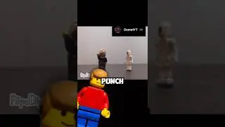 Best lego punch EVER #lego #stopmotion #animation #memes #review #punch #epic #action #critique