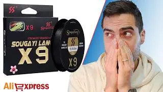 HILO de pesca TRENZADO de ALIEXPRESS | Sougayilang x9 sorprende por su CALIDAD/PRECIO 🎣