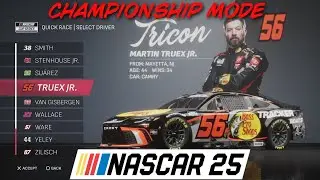 🔴LIVE: Game Updated?! Also Championship Mode Season With Martin Truex Jr NASCAR 25