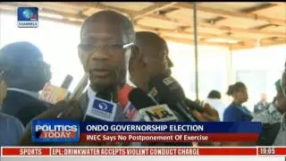 INEC Insists No Postponement Of  Ondo Election