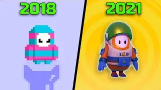 Evolution Of Fall Guys  2018 - 2021