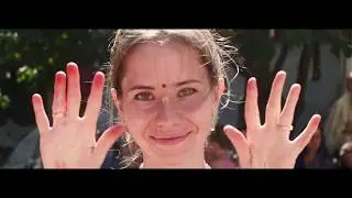 Sudarshana Chakra Installation Ukraine. Kiev. Установка Сударшаны-чакры  в Киеве ( Храм Кришны)