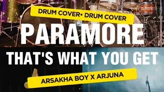 That's What You Get ~ Paramore || Drum Cover by Arsakha Boy X Arjuna at Grand Concert Fortuna Music