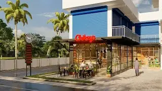 Restaurant 3D Animated Video | Chikeys Tirur | Lumion 12 | Farhan Creative