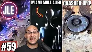 The Miami Mall Alien Video/ Crashed UFO Found in The Desert
