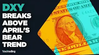 DXY breaks above April's bear trend, eyes move back to recent highs?