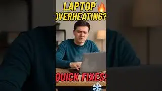 Laptop Overheating? Try These QUICK Fixes! #LaptopOverheating #LaptopFix #TechTips #OverheatSolution