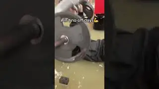 Lifting in a FLOODED gym 😱💪 #shorts
