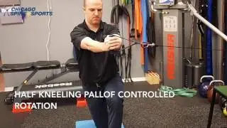 Half Kneeling Pallof Controlled Rotation