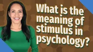 What is the meaning of stimulus in psychology?