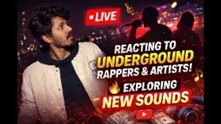 LIVE NEW RAP Reacting to all Underground Rappers | Desi Hip Hop Reaction emiway diss divine again ?