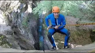 Canyoning Allg&auml;u - Abseiler in der Mega - Schlucht - Kobelache