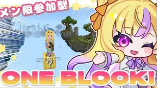【参加型】1月なのでマイクラでワンブロックやっていくよ！🟩🟫⛏️【JP/EN Vtuber】