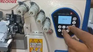 How to remove Error 7 in Precious Auto Four Thread over lock stitching machine