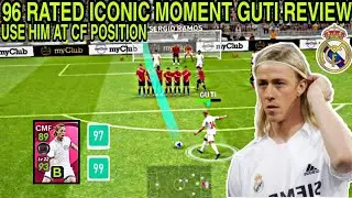 96 RATED ICONIC MOMENT GUTI REVIEW | PES 2021 MOBILE