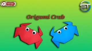 How to Make the World's Best Origami Crab🦀&rdquo;#origami #crab