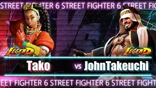 🏆SF6 Tako (Kimberly) vs John Takeuchi (Rashid)🏆