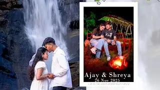 Pre Wedding Shoot 2025 | Ajodhya Hill | Ajay & Shreya | Tapan Creation Wedding Planner 📸