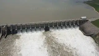 06-08-2021 Granbury, TX - Cordova Bend Dam releases water to prevent flooding in Granbury