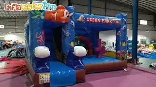 Ocean Park Inflatable Jumping Castle: Factory Testing & 3D Design Review 🏗️🌊