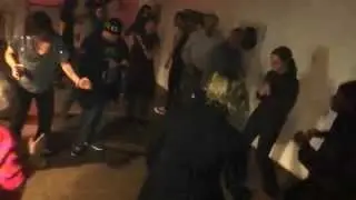 Dance floor on fire at Real Art Ways, Hartford CT 2015-02-19