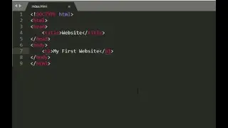 How to create basic webpage with Sublime Text3
