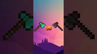💎 Diamond axe vs minecraft tools. #minecraft #axe #shorts