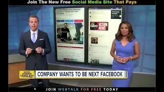 WebTalk On ABC News - Join The New Social Media Site That Pays - WebTalk Honest Review