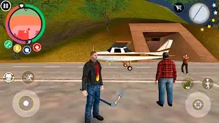 Rope Hero Vice Town | Stone Giant Airplane Drive To Mad Villain | Rope Hero Vs Zombie Army In Town