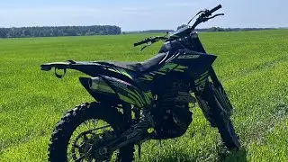 Тюнинг глушителя на мотоцикл эндуро BSE Z5. Сравнение с KAYO t2 (t4)